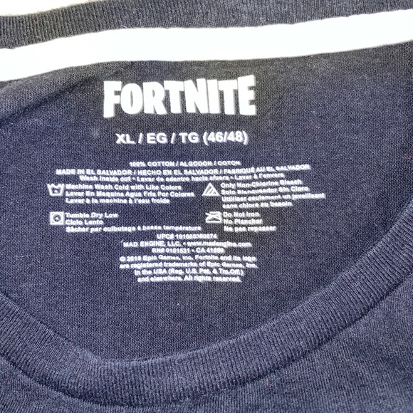 FORTNITE Give Me The Loot T Shirt Men's X-Large (46-48) Llama Graphic Black - Picture 5 of 10